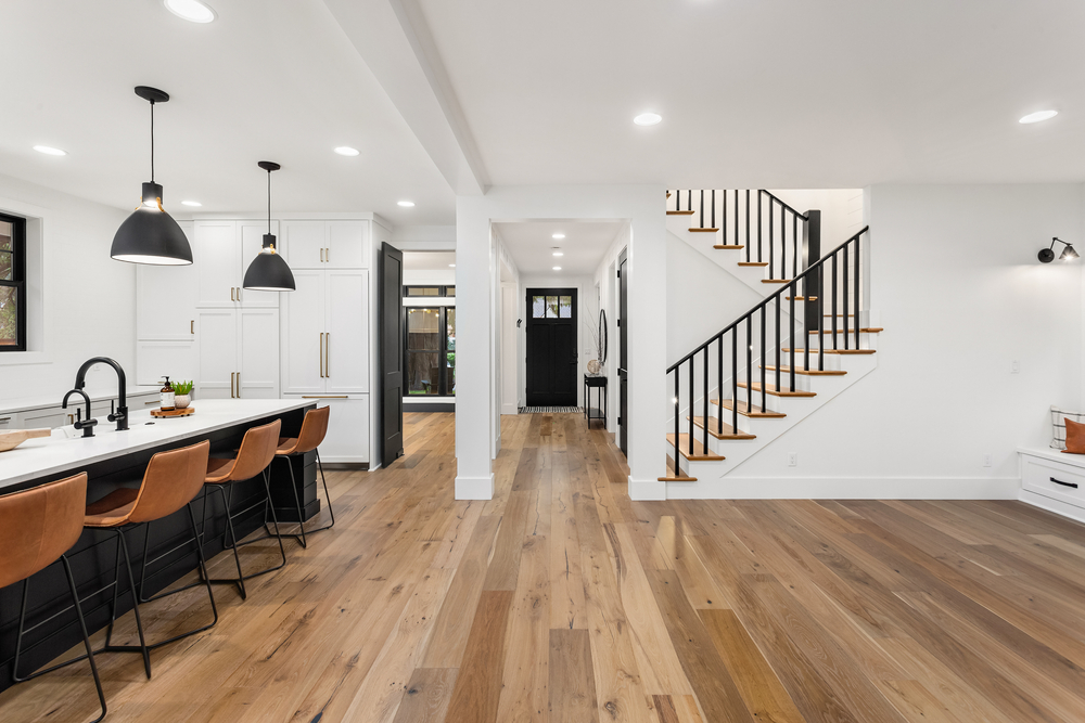 Kitchen living room interior